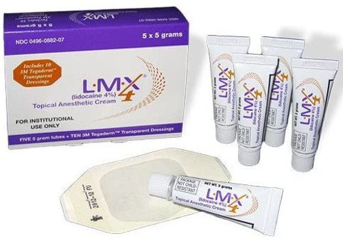 LMX 4 Topical Anesthetic Cream with Occlusive Dressings - 25 GM