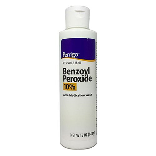 Perrigo 10% Benzoyl Peroxide Acne Medication Face Wash 5oz