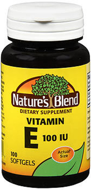 Nature's Blend Vitamin E 100 IU - 100 Softgels