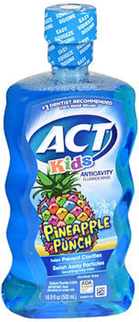 ACT Kids Anticavity Fluoride Rinse Pineapple Punch - 16.9oz