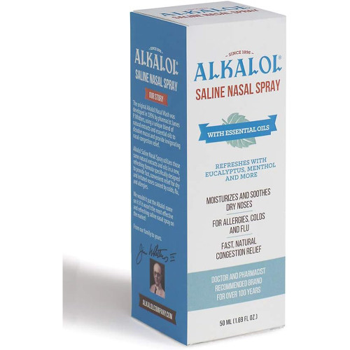 Alkalol Saline Nasal Spray - 1.69 oz