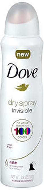Dove Antiperspirant Dry Spray Invisible Clear Finish - 3.8 oz