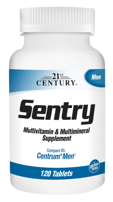 21st Century Sentry Men's Multivitamin/Multimineral Supplement Tablets - 120 ct