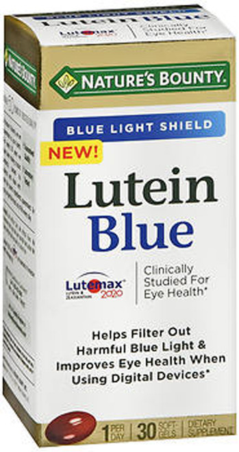 Nature's Bounty Lutein Blue Softgels - 30 ct