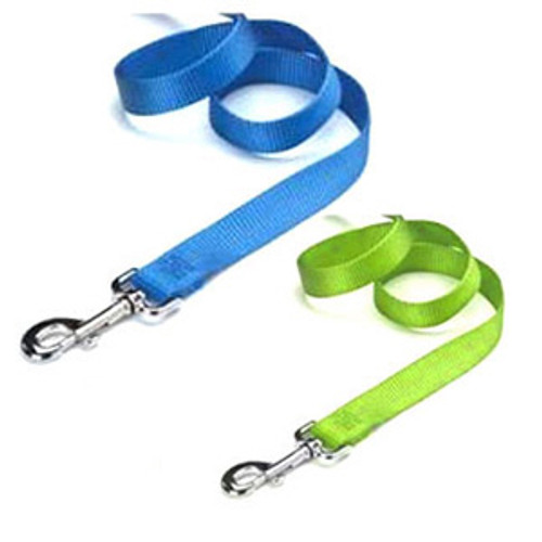 Nylon Dog Leash - Asst, 3/4" x 4'