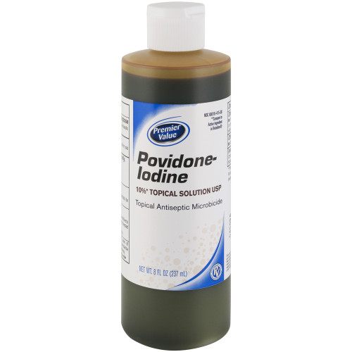 Premier Value Povidone Iodine Topical Solution 8oz