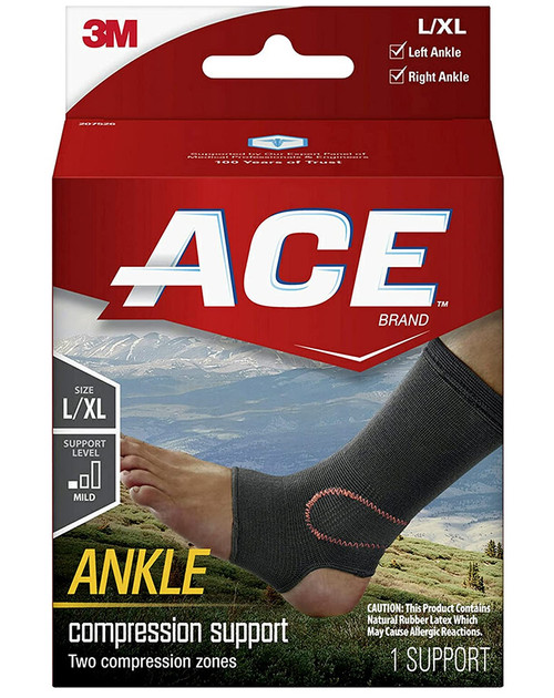 Ace Compression Ankle Support L/XL Level 1 - 1 each