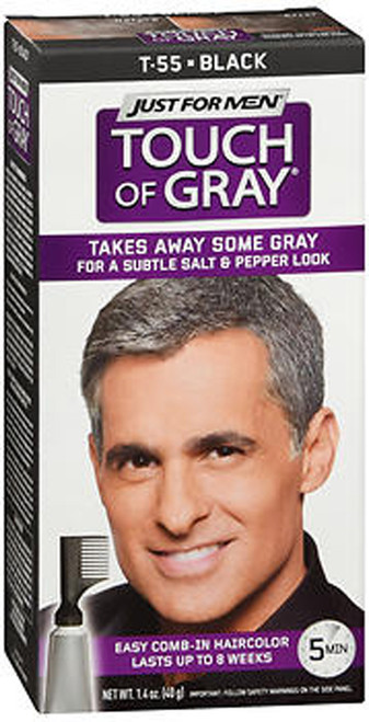 Just For Men Touch of Gray Hair Color T-55 Black - 1 ea
