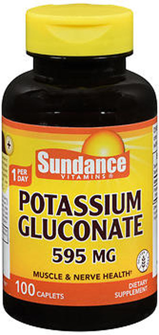 Sundance Vitamins Potassium Gluconate 595 mg 100 Caplets