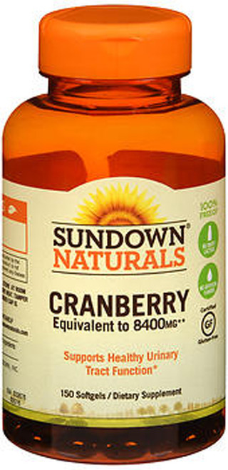 Sundown Naturals Cranberry Equivalent to 8400 mg Dietary Supplement - 150 Softgels