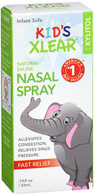 Xlear Kid's Natural Saline Nasal Spray - .75 oz