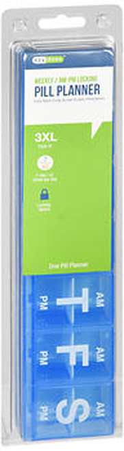 Ezy Dose 7-Day AM/PM Locking Pill Reminder - 1 case #67376