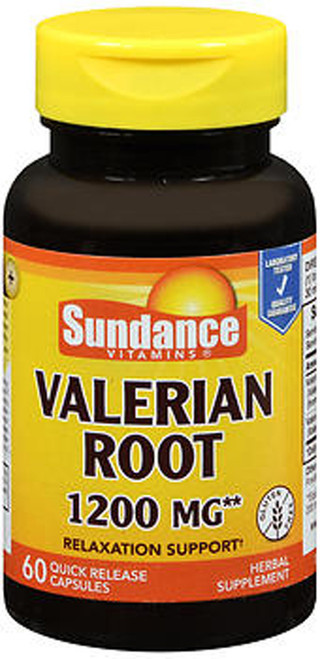 Sundance Vitamins Valerian Root 1200 mg - 60 Capsules