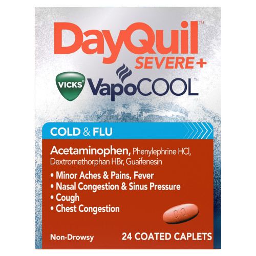 Vicks DayQuil Severe Cold & Flu Caplets - 24 Ct.