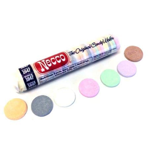 Necco Original Wafer Candy All Natural 2.02 oz - 24 ct