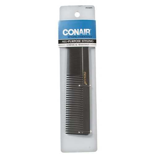 Dressing Comb-Hard Rubber, Black - 1 Pkg