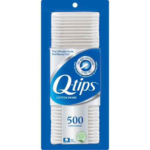 Q-tips Cotton Swabs - 500 ct