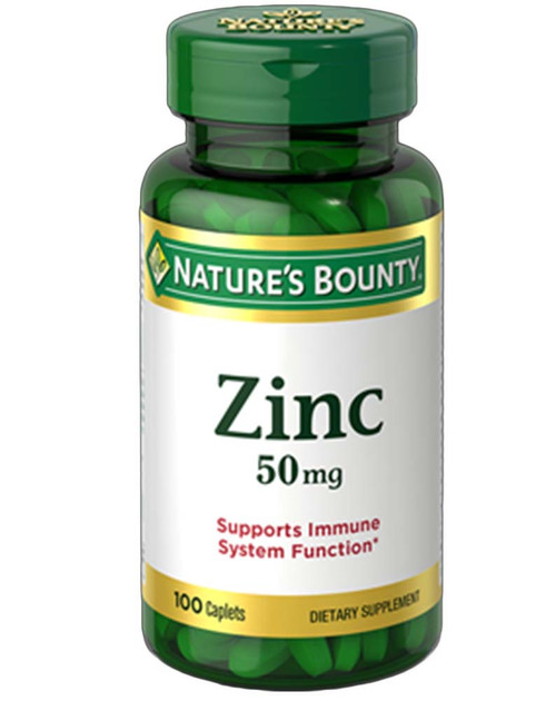 Nature's Bounty Zinc 50 mg - 100 Caplets