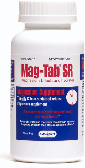 Mag-Tab SR Magnesium Supplement - 60 Caplets