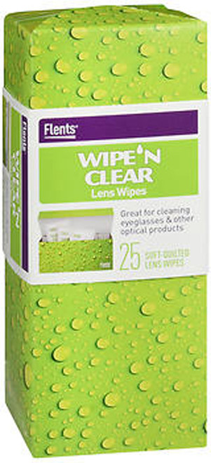 Flents Wipe 'N Clear Lens Wipes - 25 ct