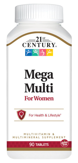 21st Century Mega Multi For Women - 90 Tablets