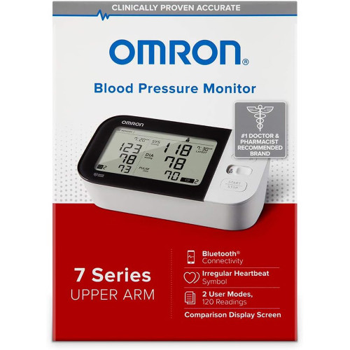 Omron 7 Series Blood Pressure Monitor Upper Arm With ComFit Cuff BP760