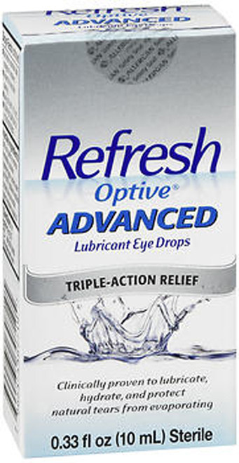 Refresh Optive Advanced Lubricant Eye Drops - .33 oz