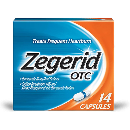 Zegerid OTC Acid Reducer Capsules  14 each
