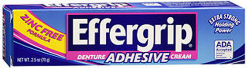 Effergrip Denture Adhesive Cream - 2.4 oz