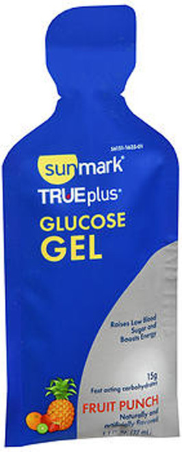 Sunmark True plus Glucose Gel Fruit Punch - 6 - 1.4 oz Packs