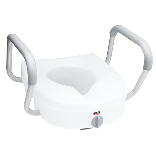 Carex Raised Toilet Seat with Handles