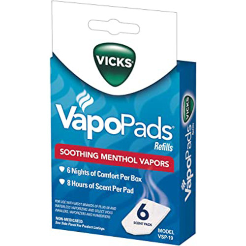 Vicks VapoPads Soothing Menthol Vapors Refill Pads (VSP-19) - 6 ct