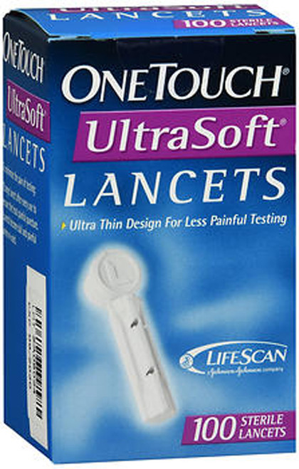 OneTouch UltraSoft Lancets - 100 ct