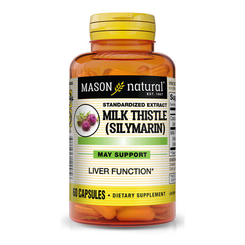 Mason Natural Milk Thistle Capsules - 60ct
