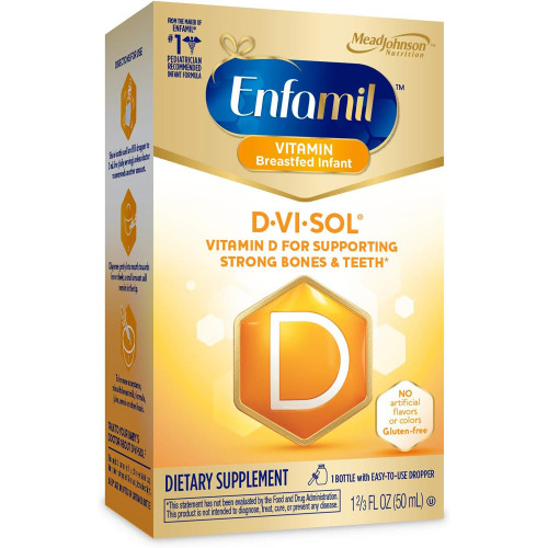 Enfamil D-Vi-Sol Vitamin D Supplement Drops - 1.66 oz