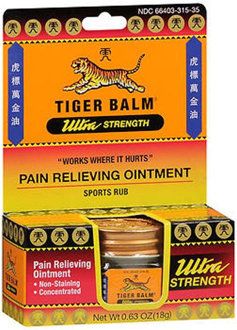 Tiger Balm Ultra Strength Pain Relieving Ointment - 0.63oz