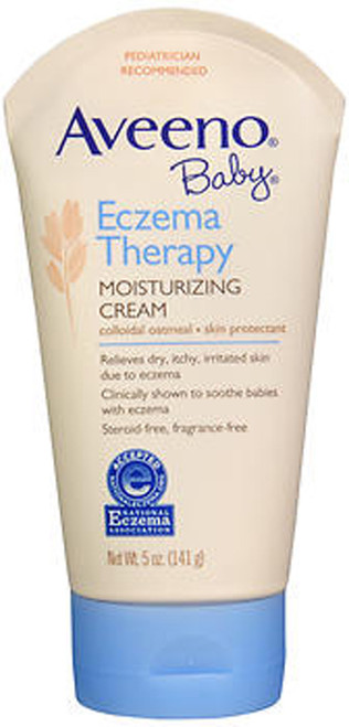 Aveeno Baby Eczema Therapy Moisturizing Cream, Fragrance Free - 5 oz