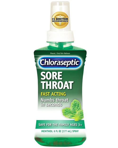 Chloraseptic Sore Throat Spray Menthol - 6 oz