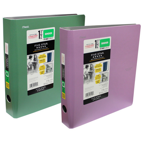 Five Star Binder - Assorted Colors - 1 each