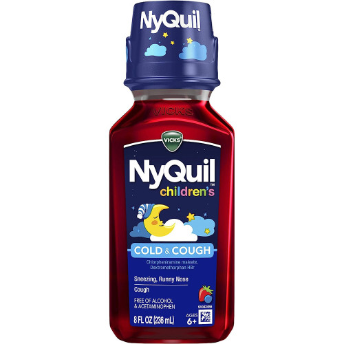 Vicks NyQuil Children's Cold & Cough Liquid Cherry Flavor - 8oz