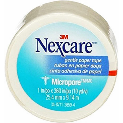 Nexcare First Aid Micropore Gentle Paper Tape 1 in. x 10 yd. - 12ct