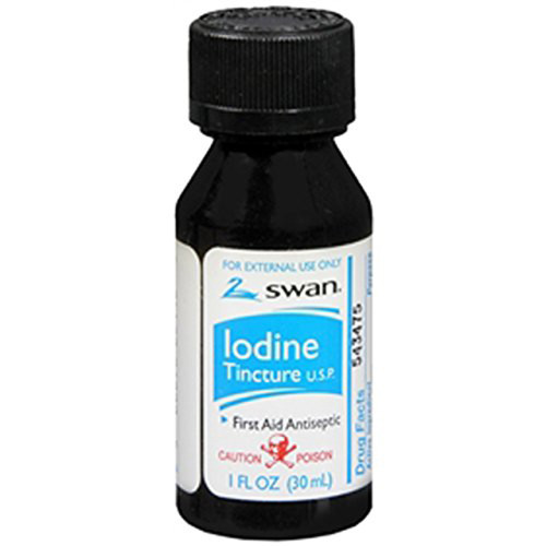 Swan Iodine Tincture First Aid Antiseptic - 1 oz