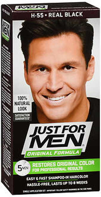 Just For Men Original Formula Haircolor Real Black H-55 - 1 ea.