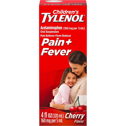 Tylenol Children's Pain & Fever Oral Suspension Cherry Blast Flavor - 4 oz