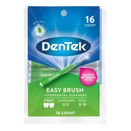 DenTek Easy Brush Cleaners Fresh Mint  - 16 ct