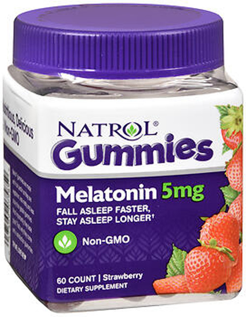 Natrol Melatonin 5 mg Gummies Strawberry - 60 ct