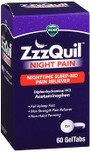 Vicks ZzzQuil Night Pain GelTabs - 60 ct