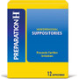 Preparation H Hemorrhoid Suppositories - 12 ct