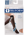 Truform Women's Sheer Compression Stockings, Knee High Length, 15-20 mmHg, Nude - Large