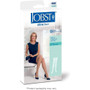 Jobst Ultra Sheer Closed Toes Mild Compression thigh Highs, Medium, Silky Beige - 1 pair